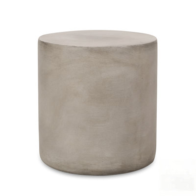 Outdoor Lightweight Concrete Side Table, Durable And Stylish For Patio And Garden Use