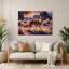 «Southwestern Animals» Coyote 12, art mural en métal mauve-1316673529