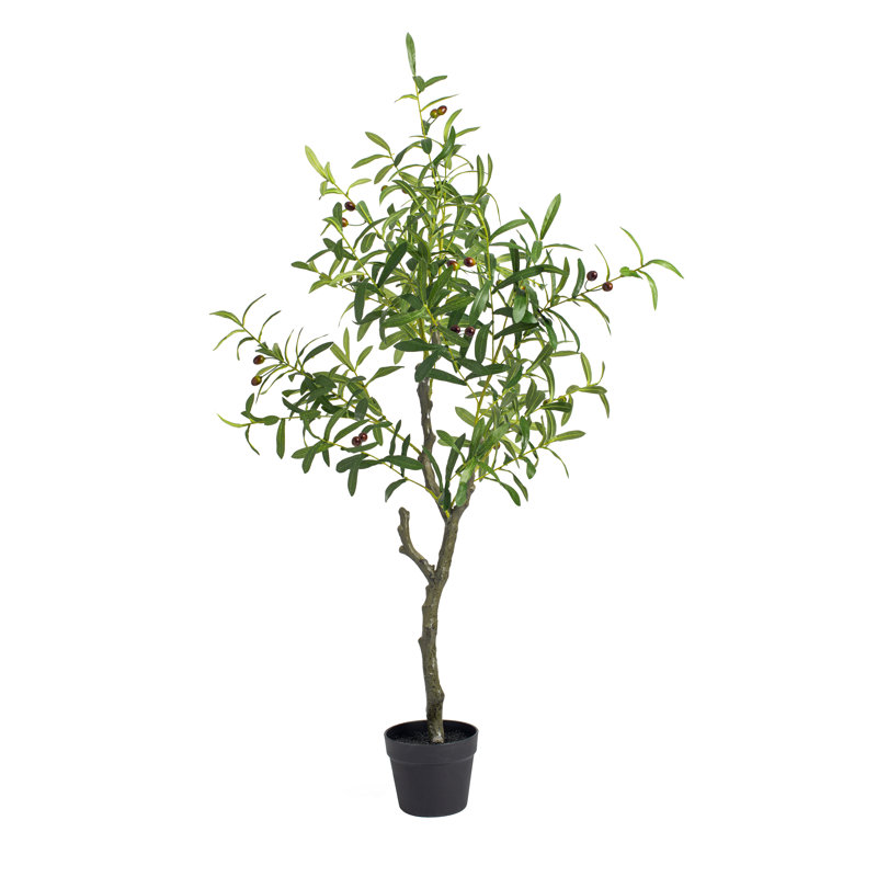 Olive artificielle 49 po en pot