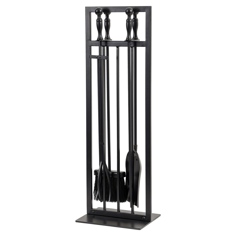 Ensemble d'outils de foyer noir Country Living Pinecrest