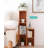 Solid Oak Wall Shelf With Multi-Cubby Design