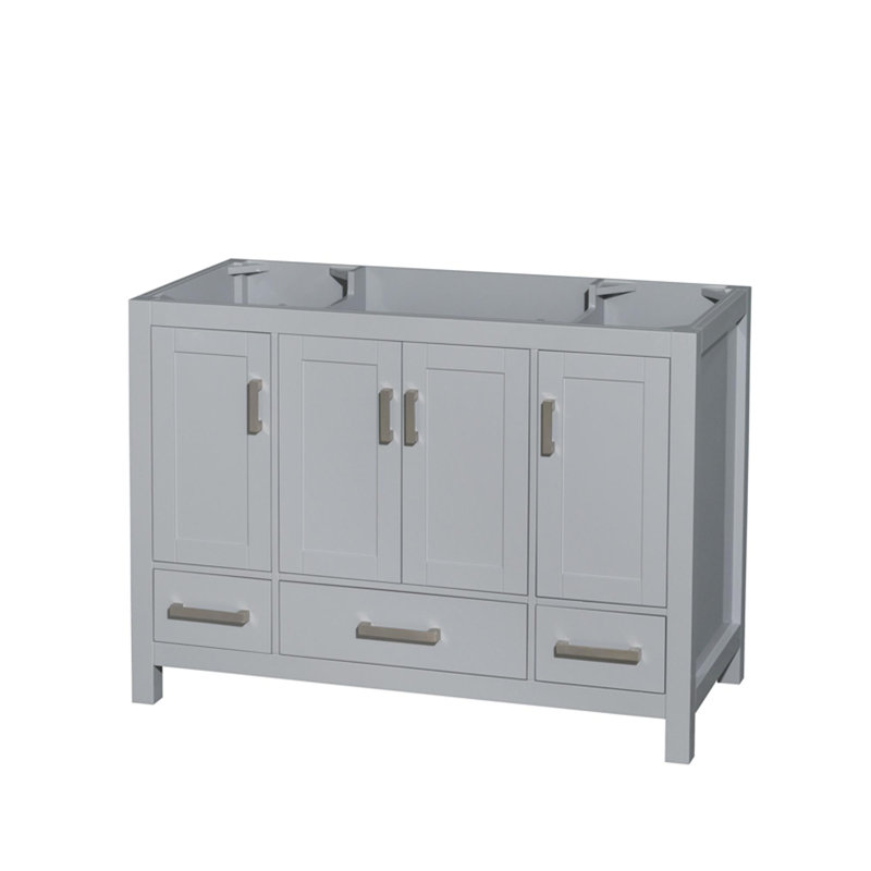 Sheffield 47" Single Bathroom Vanity Base Only, Gray