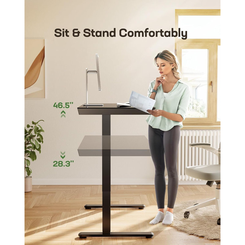 Mayeda Computer Desk, Black