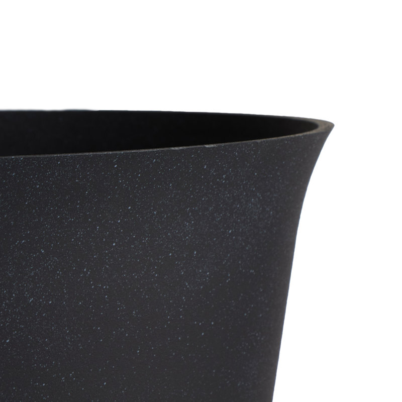 Taniyla Urn Planter, Black Lava Stone, 22" H x 19" W x 19" D