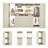 Closet System With Drawers, Shelves,Hanging Rods-1215401088