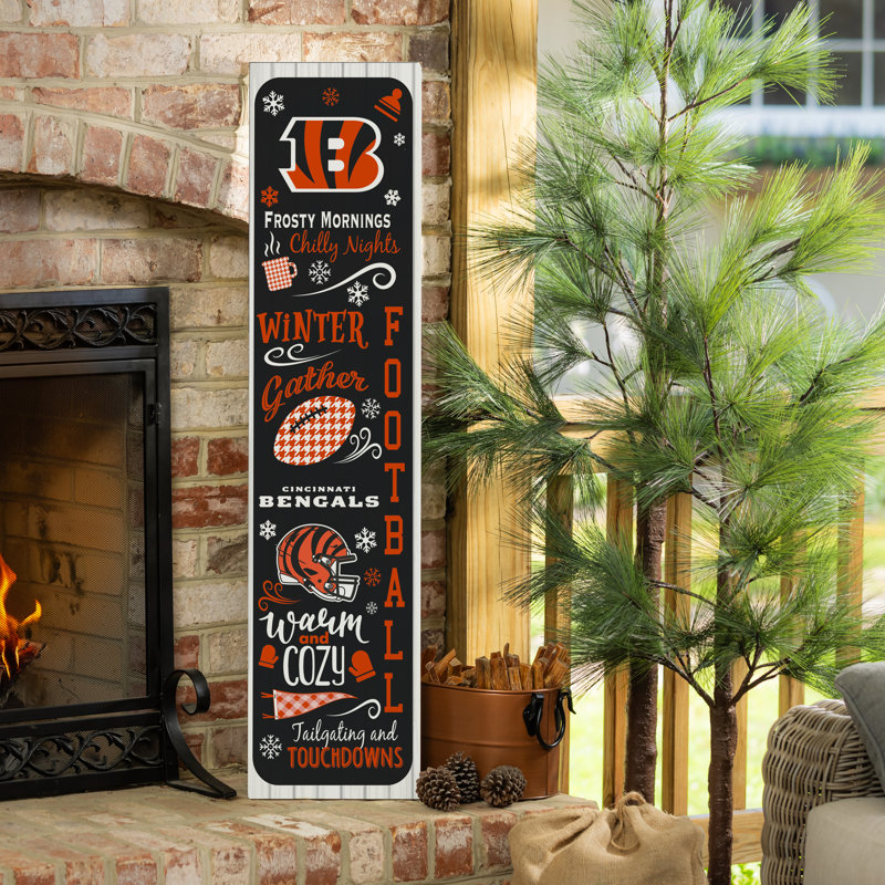 Fauteuil de véranda à double face NFL Team Winter, Cincinnati Bengals