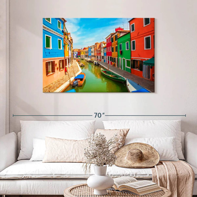 Nicci Burano Canal, 30" H x 45" W