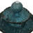 Weather-Resistant Resting Birds Contemporary Blue Ceramic 2-Tiered Outdoor Water Fountain-462011235