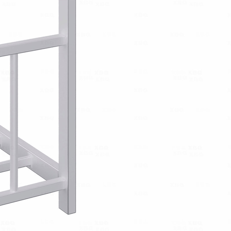 Cadre de lit pour enfant avec bandes lumineuses à DEL, cadre de lit en forme de toit, Lit simple, Blanc