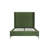 Promenade Mid-Century Modern Velvet Upholstered Eucalyptus Wood Platform Bed in Moss Green-1892023588-1892023512