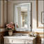 Grand miroir suspendu en cristal Crystal Diamond