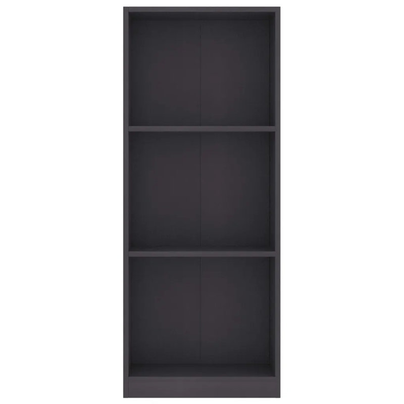 Treviso 108cm H x 40cm W Standard Bookcase, Grey