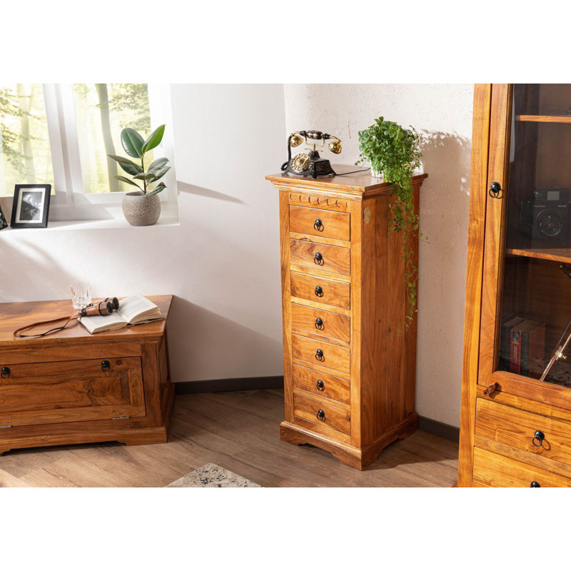 Oxford Solid Wood 47cm W 7 - Drawer Chest of Drawers