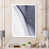 Toile avec cadre blanc