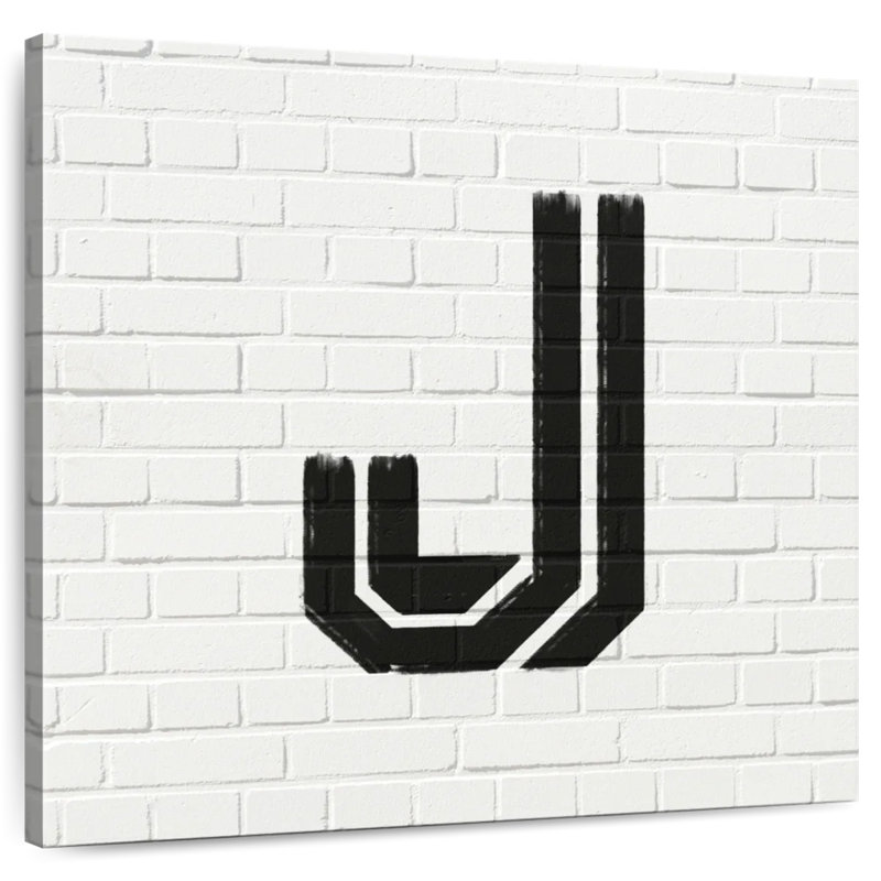 Tergel Brick J Alphabet, 20" H x 20" W