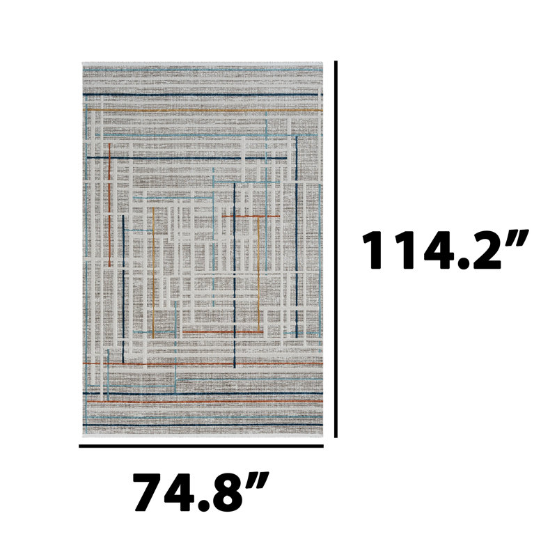 Tapis rectangulaire Tahisa