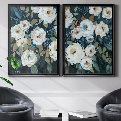 Moonlit Garden II - ensemble de 2 reproductions d'art