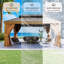  16 pi. L 12 pi. D Pavillon de jardin extérieur en cèdre avec pavillon permanent en bois et toit rigide en acier-131223041