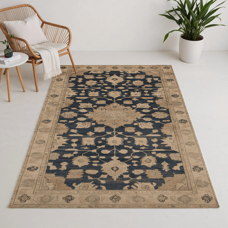 Tapis intérieur et extérieur brun Overdyed, Rectangle 9 pi x 12 pi