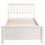 Lit plateforme simple en bois-121066645