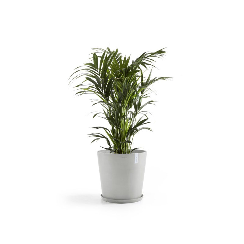 Jardinières en pot, H 15,75 po x l 15,75 po x P 13,78 po, Blanc gris