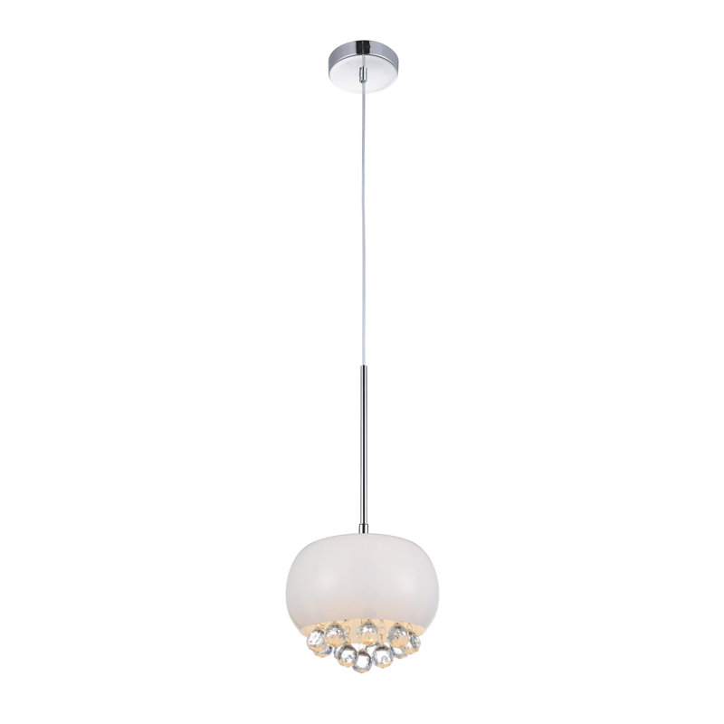 Quince 1 - Light Chrome Drum Pendant