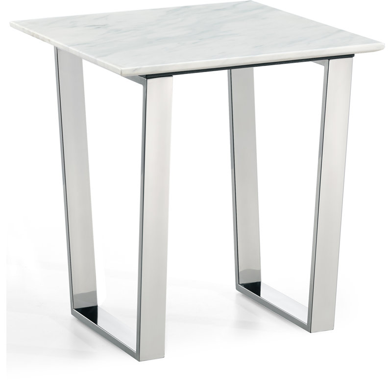 Carlton End Table, Silver