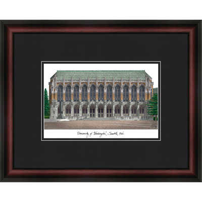 NCAA Washington Huskies Academic Lithograph Picture Frame