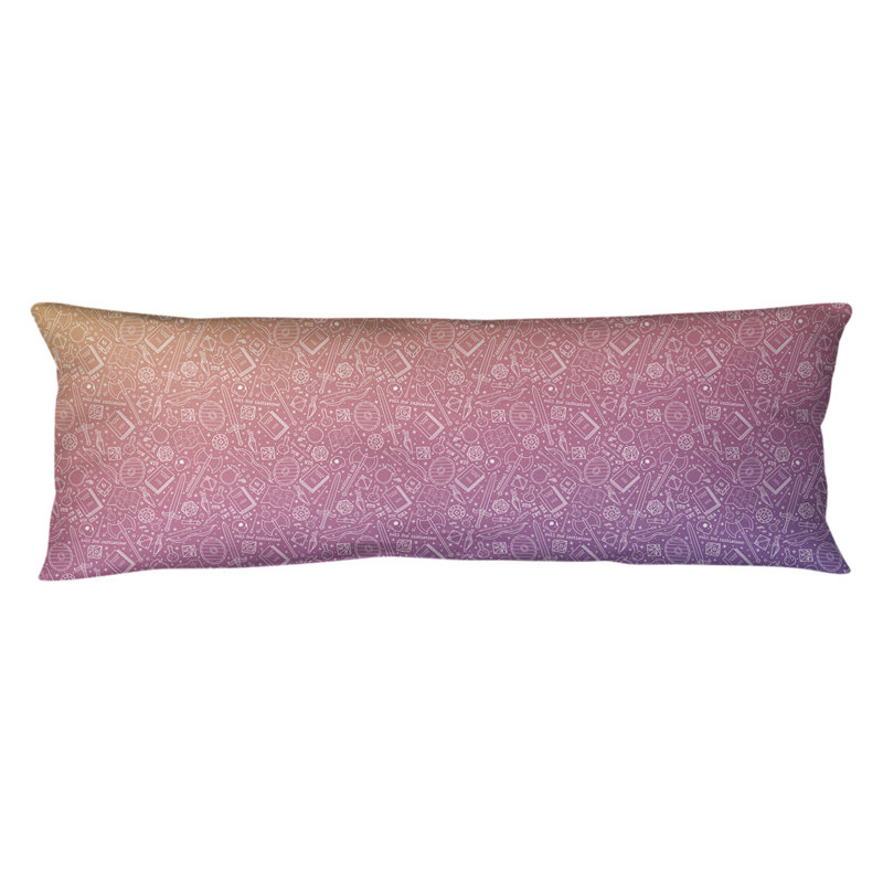 Coussin lombaire rpg, Bourre en polyester, Dégradé pastel