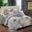 Orosco Polyester Patchwork Bedspread with Pillow Shams-1045890629