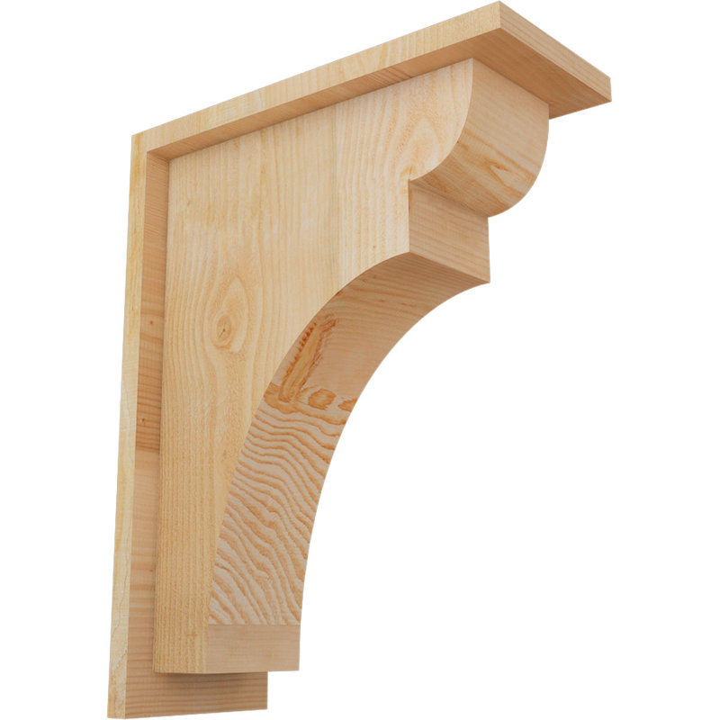 Yorkshire Yorktown avec plaque arrière, Sciage brut, H 18 po x l 6 po x P 14 po, Sapin de Douglas