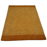 Canvello Hand Made Modern All Over Indo Gabbeh Rug - 4'0'' X 6'1''