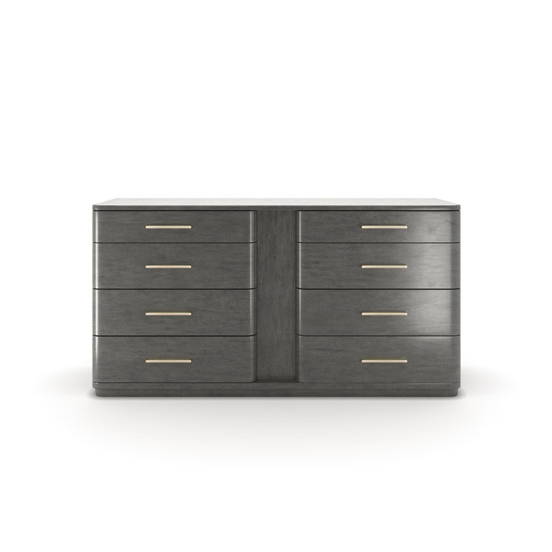 Commode 8 tiroirs Continental, Argento