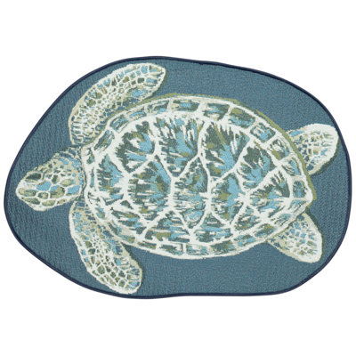 Millhousen Abstract Polyester Non-Skid Kitchen Mat