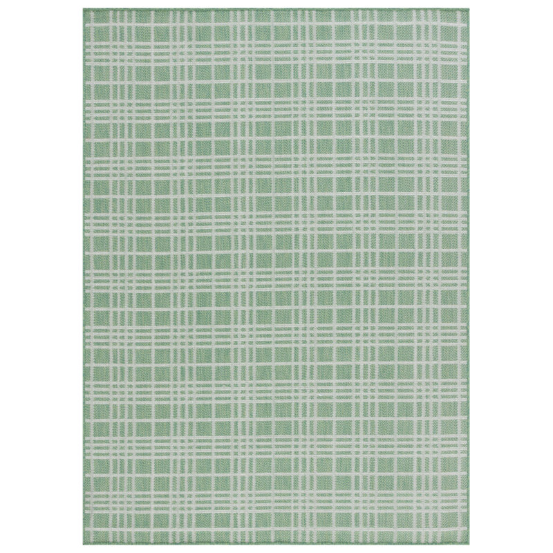 Jaymis Performance Machine Washable Geometric Indoor/Outdoor Area Rug, Rectangle 8' x 10'