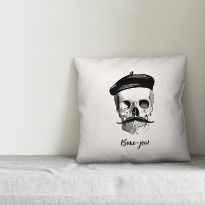  Bone-Jour Throw Pillow
