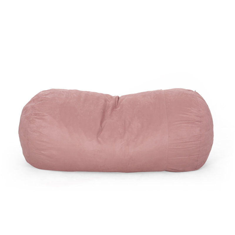 Haricot cylindrique en microfibre 8 pieds Aruba, Microfibre rose
