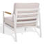 Chaise de terrasse en aluminium et teck Berg