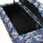 Storage Ottoman with Floral Patterned Fabric