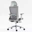 Fauteuil de bureau gris Yessenia