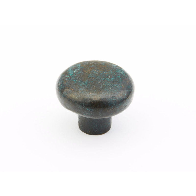 Mountain Bronze Round Knob, Verdi Imperiale, 1 5/8"