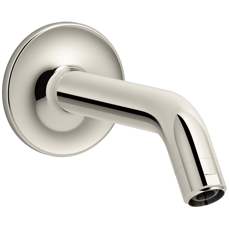 Purist Showerarm and Flange, Nickel poli éclatant