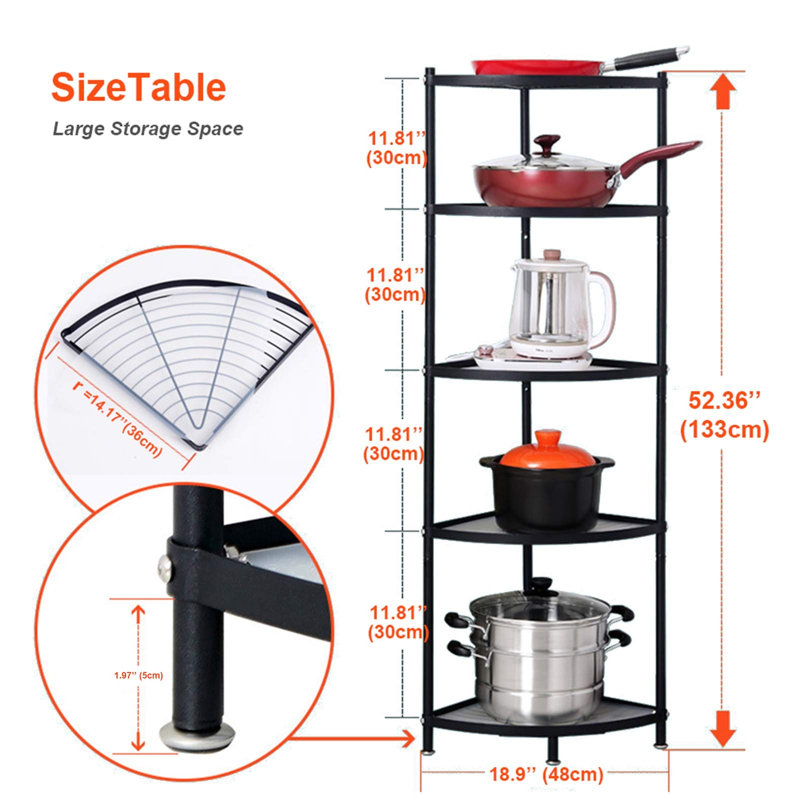 Pot Rack, 5-Tier