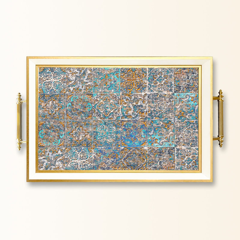 Elegant Glass Tray, 19.7 x 11.4 x 1.4 inches | 100% Durable Glass Construction | Easy to Clean with Damp Cloth | Ideal for Serving, Decorative Display, and Organizing | Stylish Addition to Home Décor
