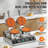 Commercial Waffle Maker Dual-Head Round Waffle Iron 2460W Non-Stick