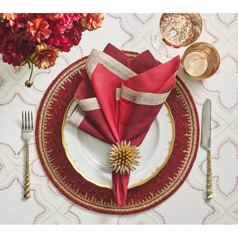 Enamor Stellar Napkin Ring, Gold
