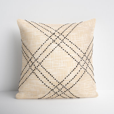 Sayer Embroidered Throw Pillow
