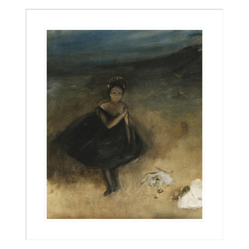 «Dancer with a Bouquet» par Edgar Degas, impression giclée encadrée, H 27,15 po x l 23,5 po