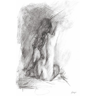 Life Drawing II - Wrapped Canvas Print
