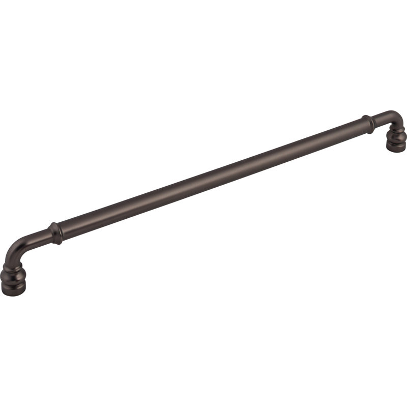 Brixton 12" Center to Center Bar Pull, Ash Gray, 12" Center to Center